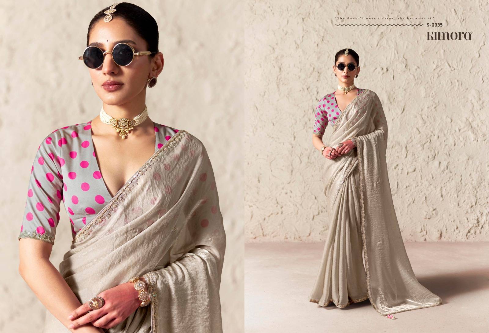 Rangat Vol-4 By Kimora Fashion 2331 To 2345 Series COLORFUL BEAUTIFUL FANCY PARTY WEAR & TRADITIONAL WEAR SAREES AT WHOLESALE PRICE